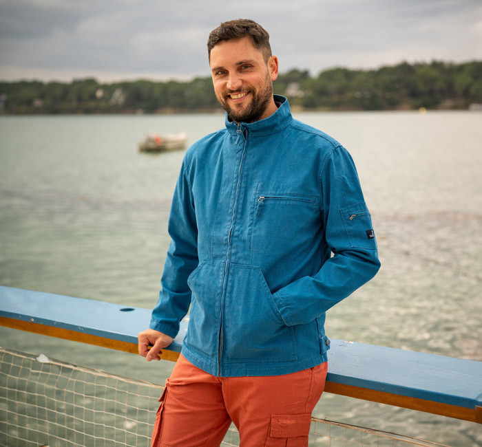 Lightweight, casual men's summer jacket | Nautical collection