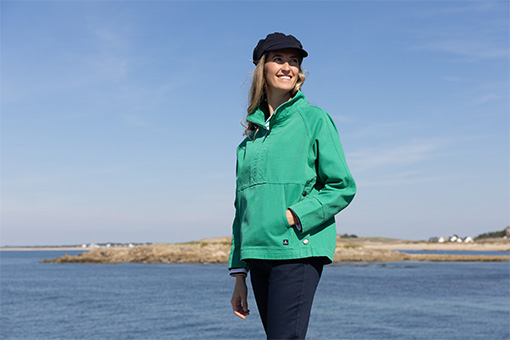 photo solo femme veste casual vert