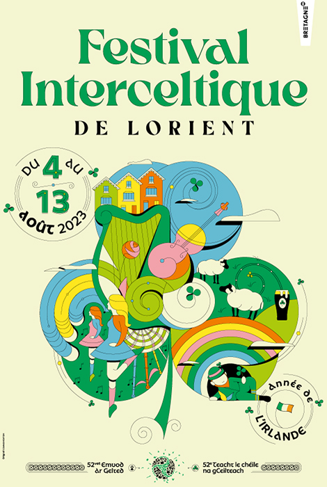 Affiche officiel festival interceltique de Lorient
