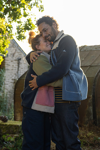 duo homme et femme avec la sherpa Mousqueton
