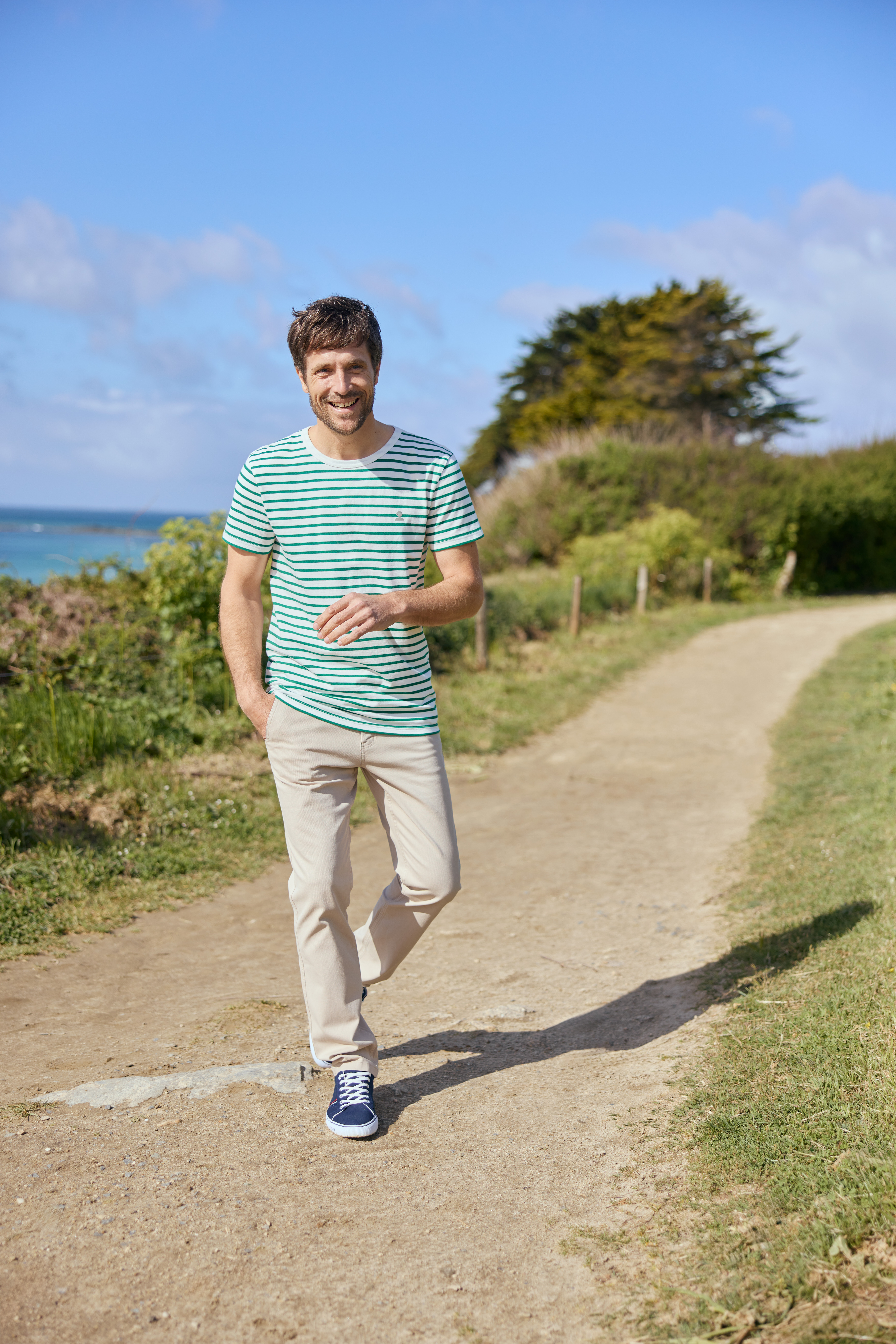 Pantalon-homme-LEDIG-CAMEL