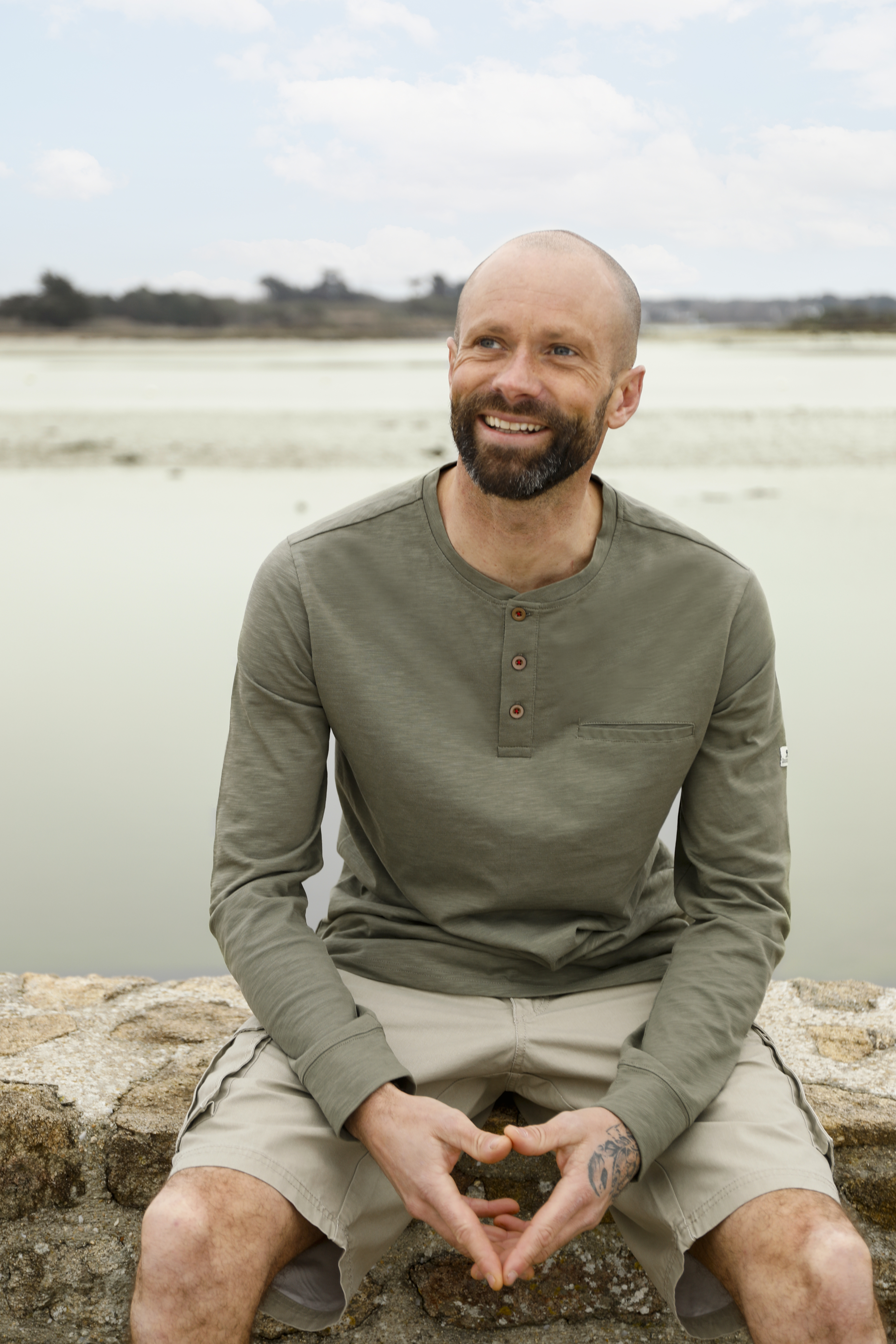 T-shirt-manche-longue-homme-CAUDAN-VETIVER