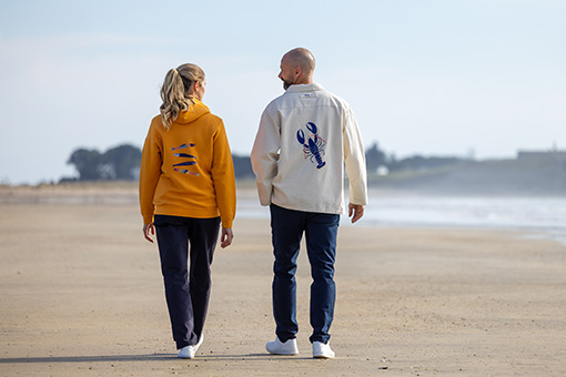 photo d'un duo avec deux pièces de la collection stephanie veillard x mousqueton