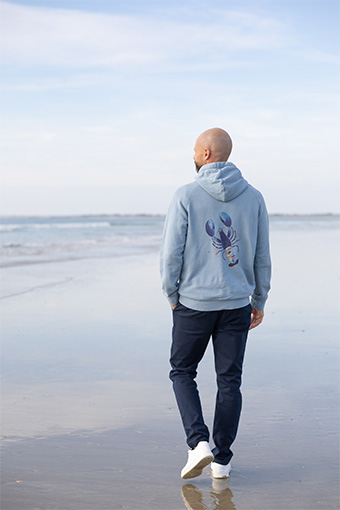 le sweat de la colection stéphanie veillard x mousqueton