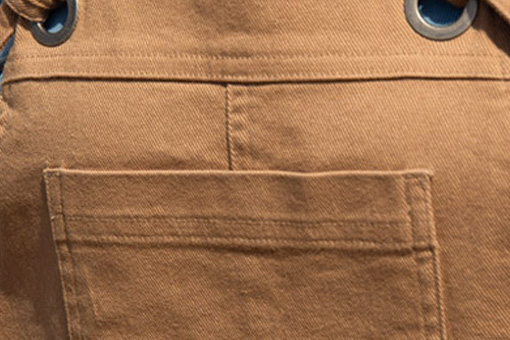 Zoom sur la matière twill de coton Mousqueton