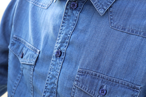 Vue détail pièce en lyocell naturel