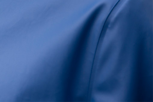 Zoom sur la toile de coton enduite d'un ciré homme Mousqueton