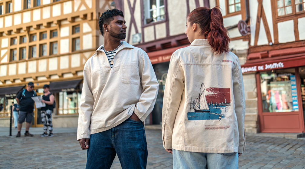 Image Collection capsule Romuald Nio x Mousqueton : quand l’art rencontre la couleur