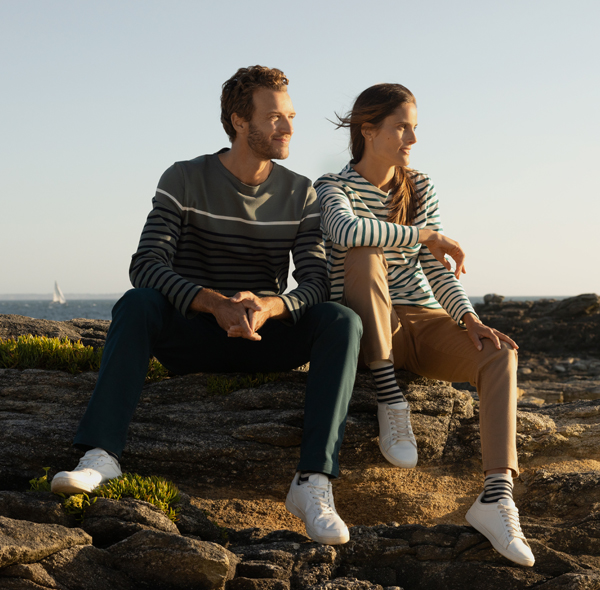 Les rayures dépareillées, c'est l'originalité !