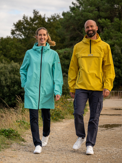 Imperméable  sous la pluie !